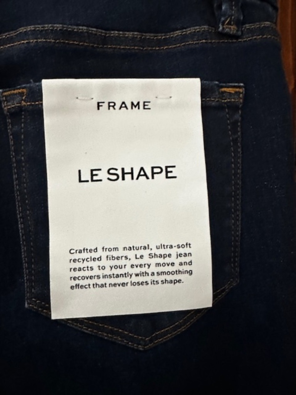 NWT Frame Le Mini Boot Le Shape Jeans Sz 28 MSRP $265 Great Jeans Dark Wash - Picture 4 of 7